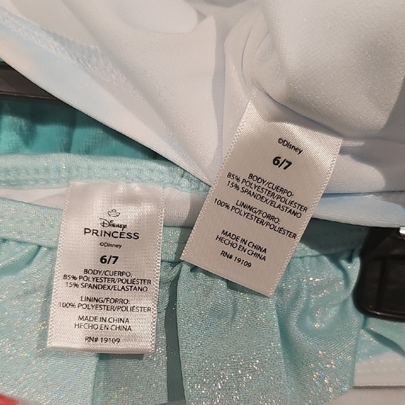 Disney Ariel Kids Bikini - Blue and White - Picture 6 of 6